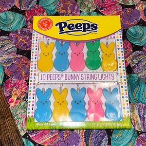 PEEPS 10 PEEPS Bunny String White LED Lights (New)